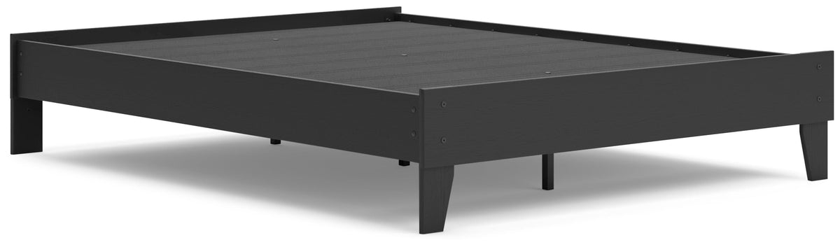 Socalle Platform Bed - Black  (EB1865-SI) - Image 9