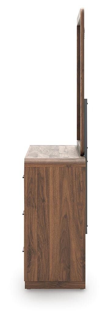 Fortlorn Queen Panel Bed, Dresser, Mirror and Nightstand (PCB386-SI) - Image 7