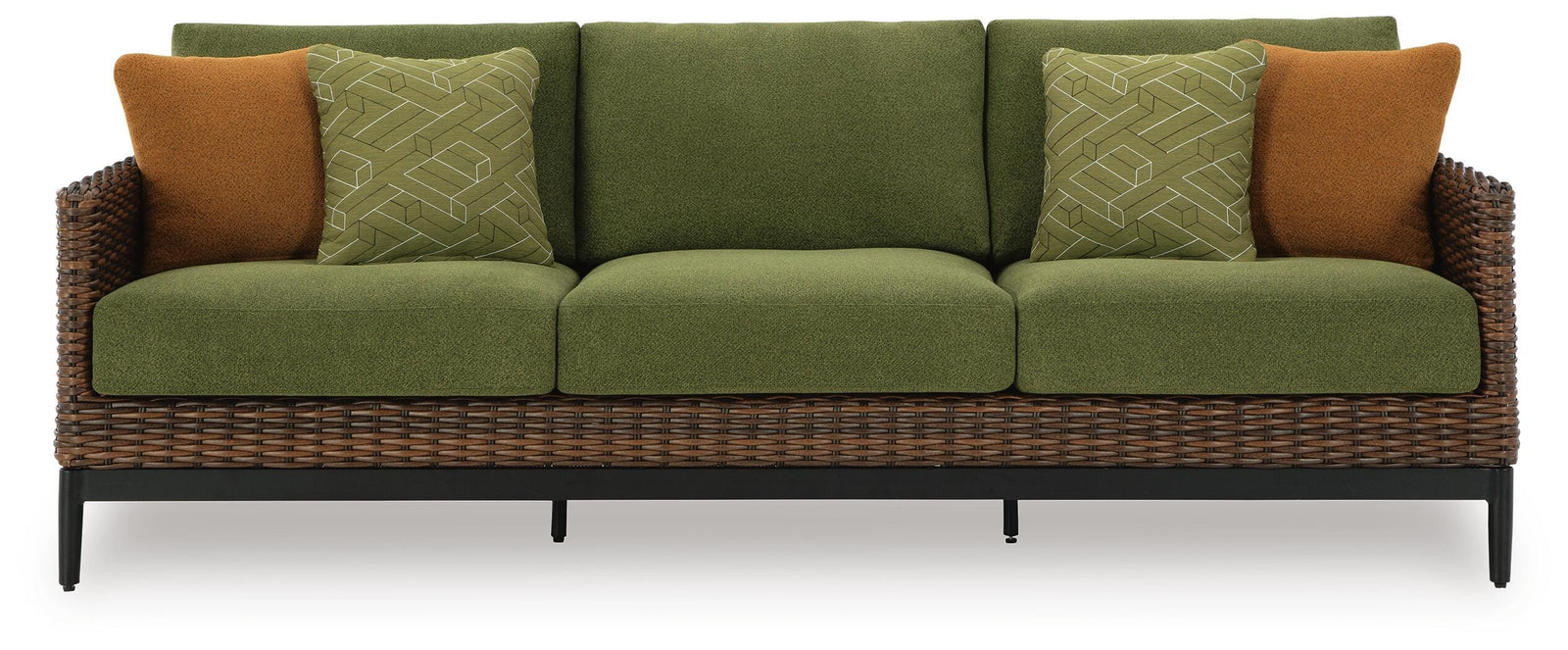 Horizon Hall Outdoor Sofa, 2 Lounge Chairs and 2 Ottomans (P572-SI) - Image 9