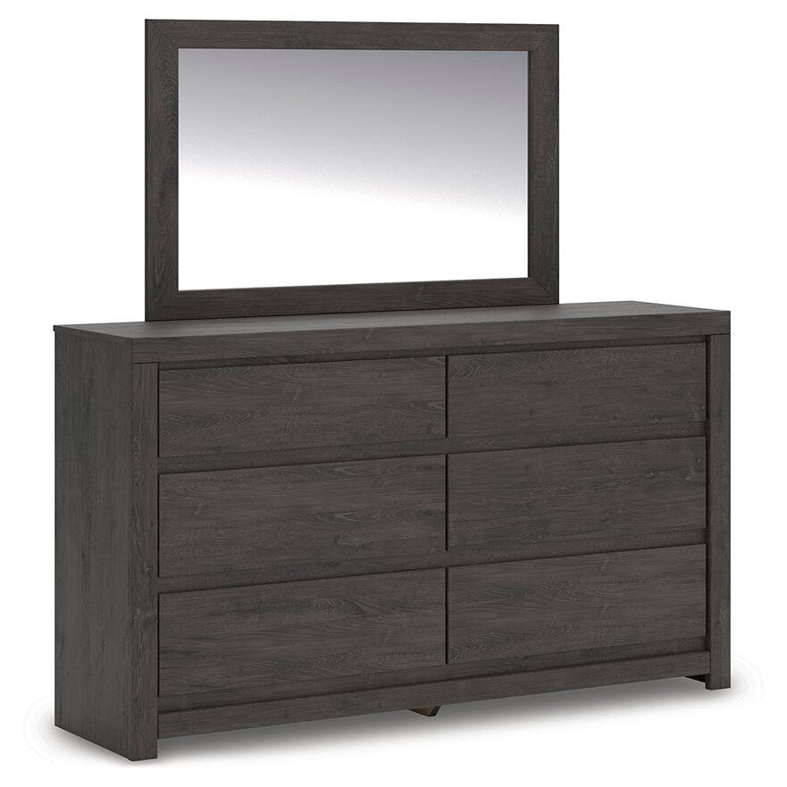 Fraluna Queen Panel Bed, Dresser, Mirror, and Nightstand (PCB3370-SI) - Image 3