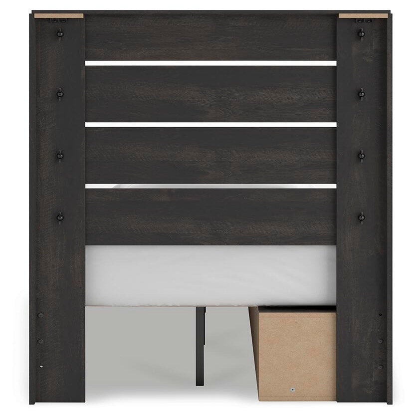 Hollivern Twin Panel Storage Bed (PCB2108-SI) - Image 6