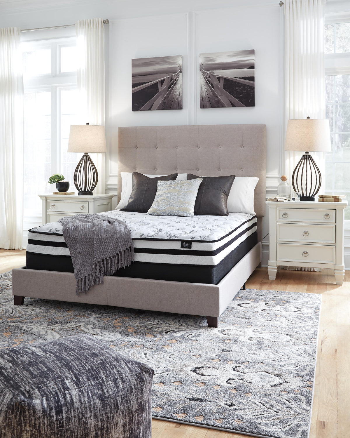 8 Inch Chime Innerspring King Mattress in a Box (M695-SI) - Image 12