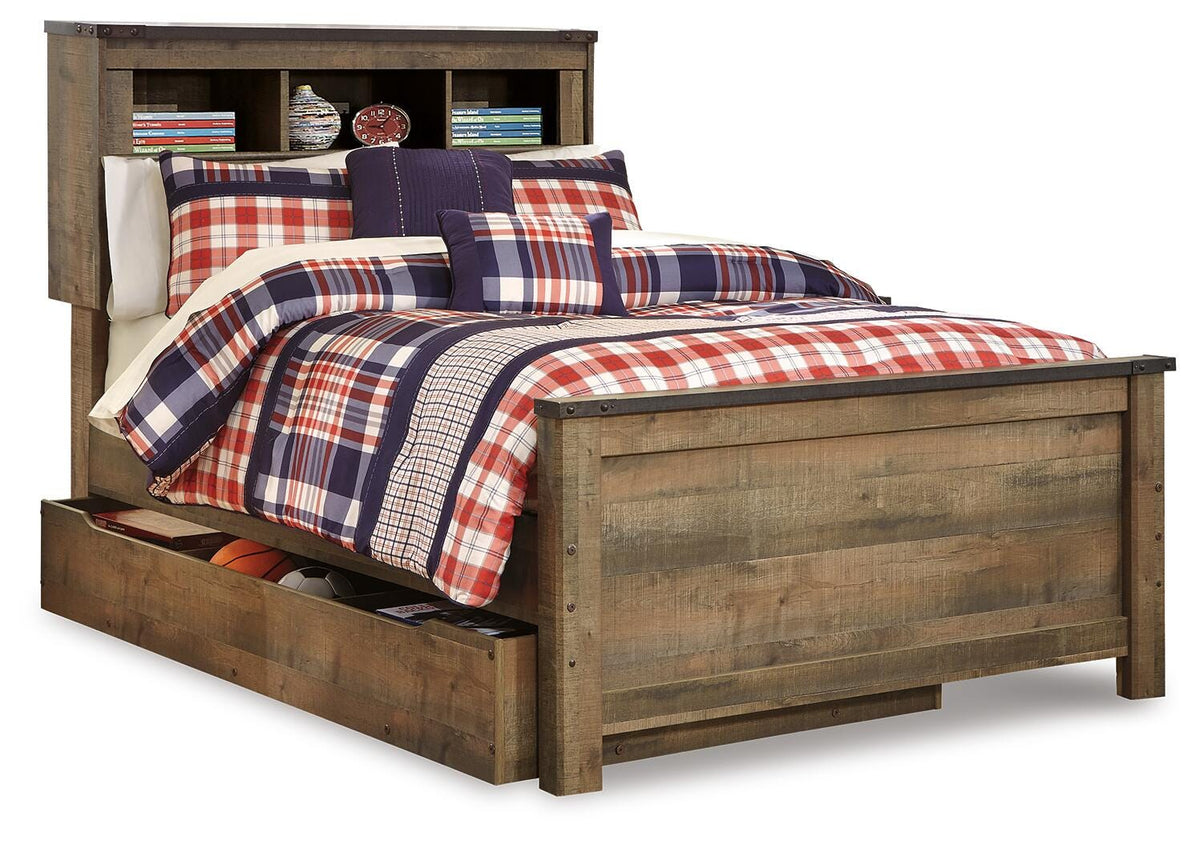 Trinell Bookcase Storage Bed, Dresser, Chest and Nightstand (B446-SI) - Image 7