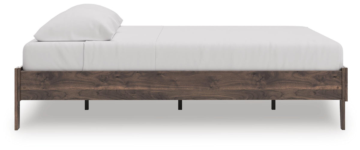 Calverson Platform Bed - Brown  (EB3660-SI) - Image 5