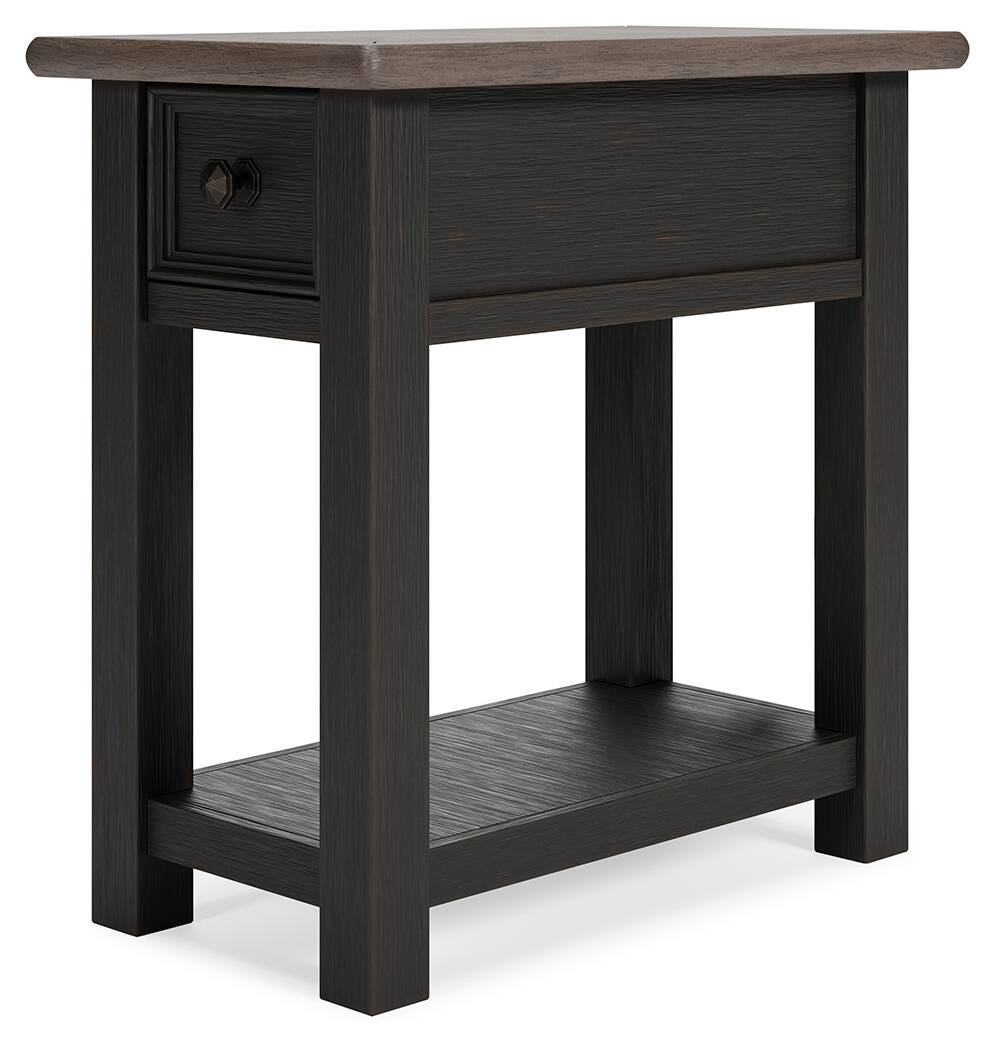 Tyler Creek Chairside End Table - Grayish Brown/Black  (T736-SI) - Image 5
