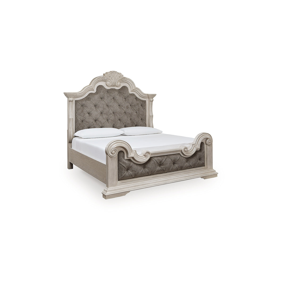 Bruchandi California King Upholstered Panel Bed (PCB948-SI)