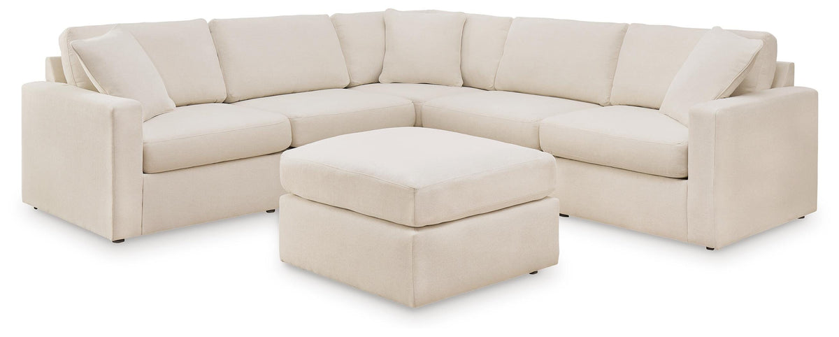 Modmax 5-Piece Sectional and Ottoman (92103-SI)