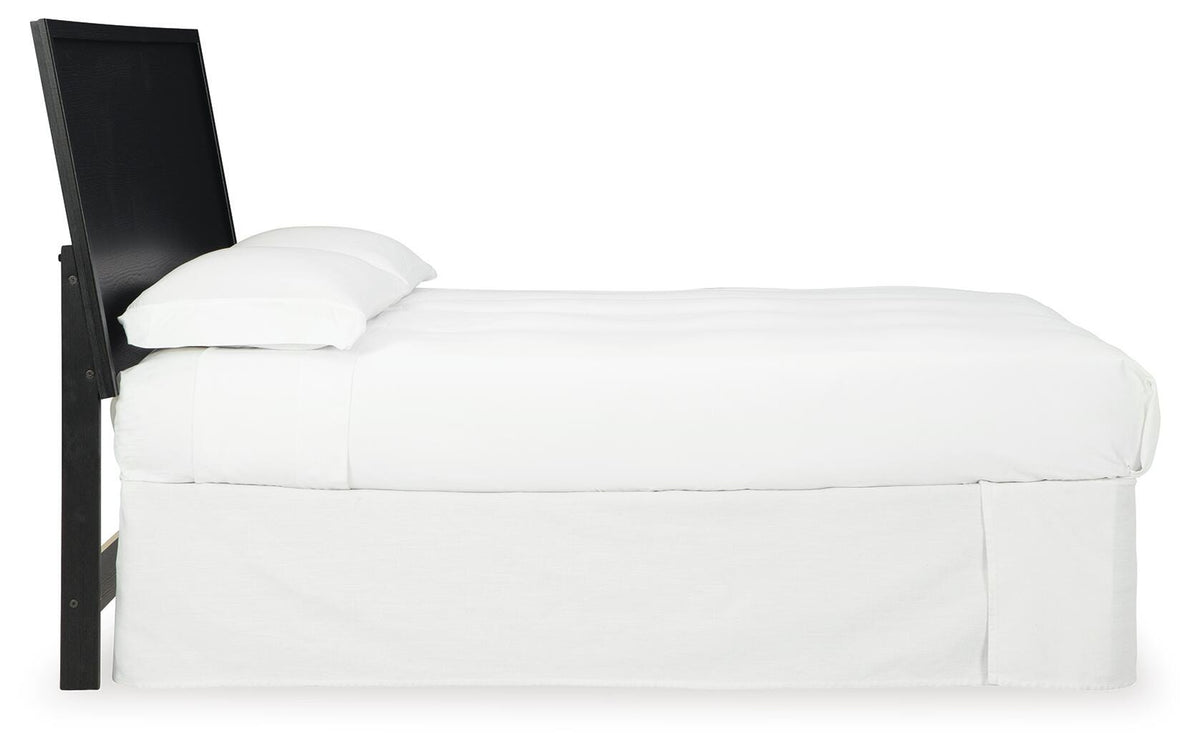 Danziar Panel Headboard - Black  (B1013-SI) - Image 4