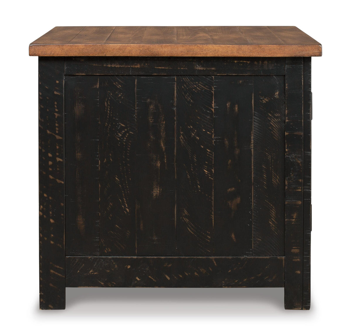 Valebeck End Table - Black/Brown  (T468-SI) - Image 5