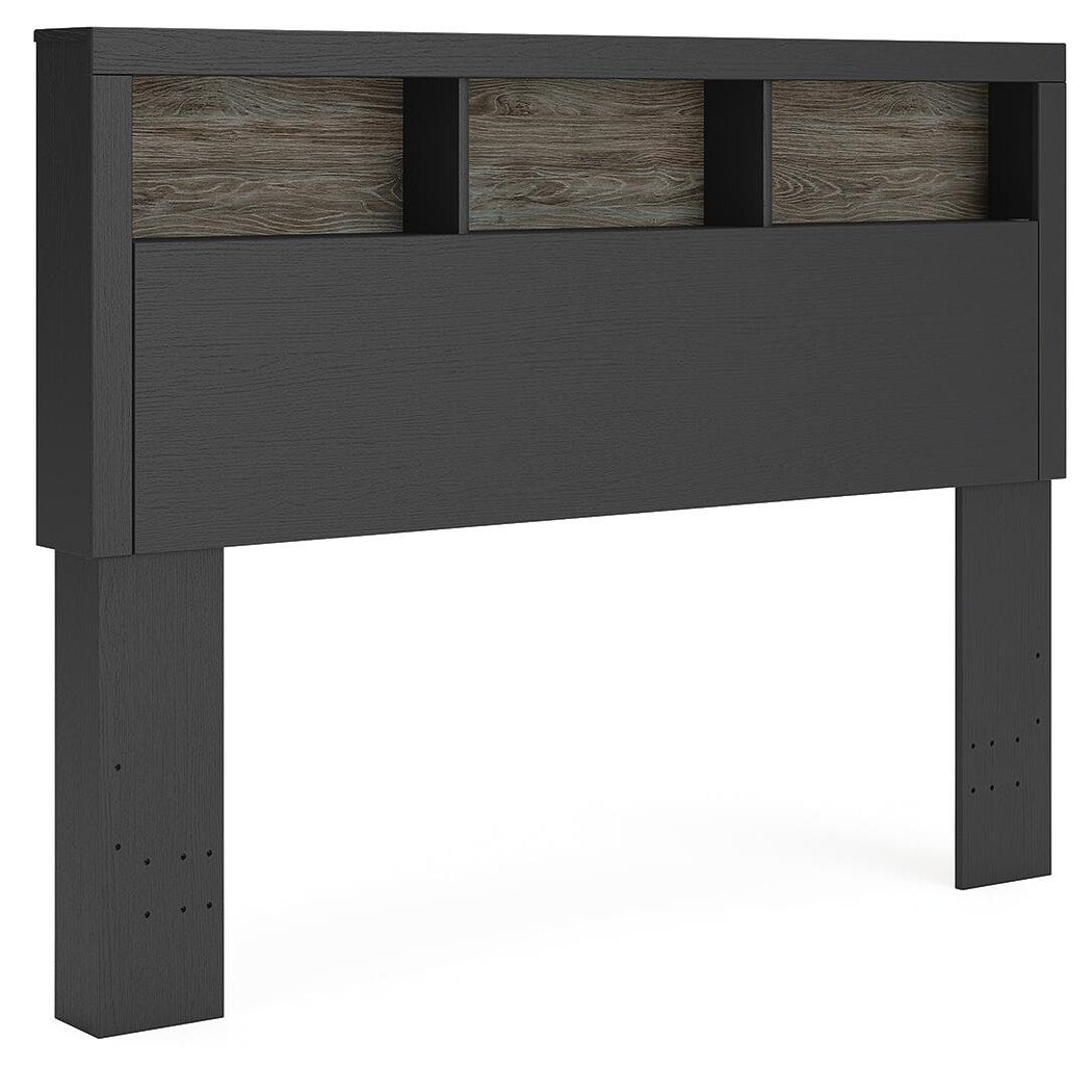 Broachmyn Lighted King Bookcase Headboard (PCB1118-SI) - Image 29