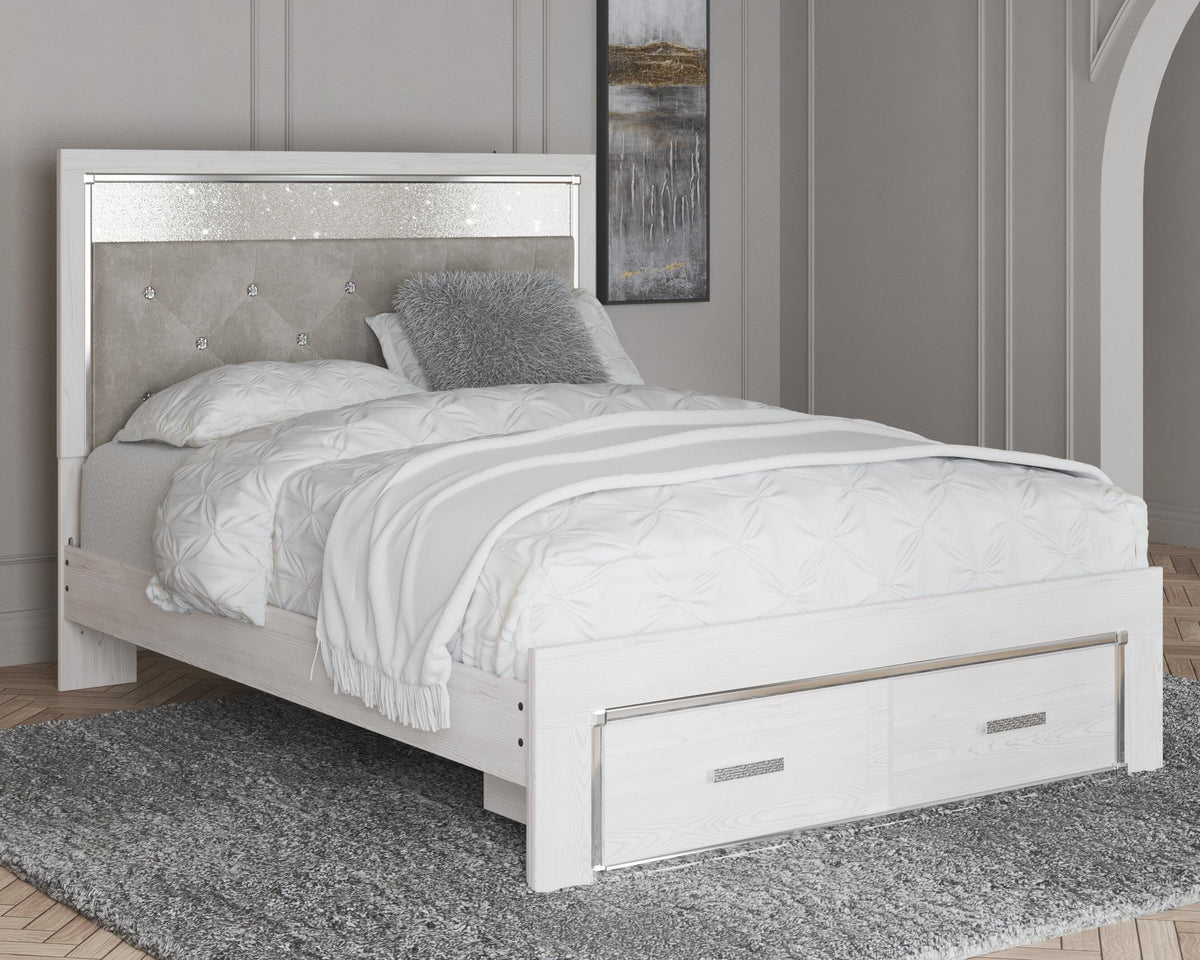 Altyra Upholstered Storage Bed - White  (B2640-SI) - Image 2