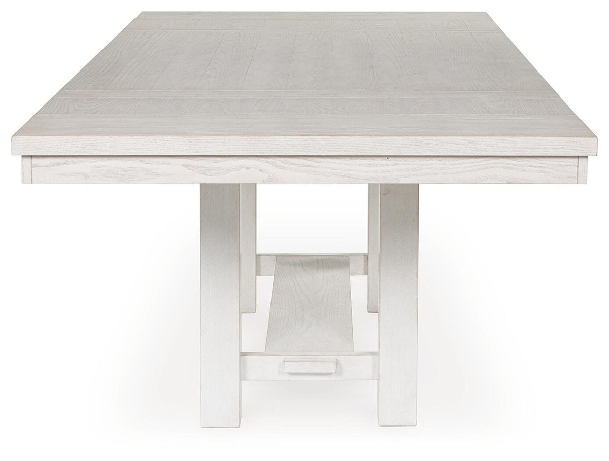 Robbinsdale Dining Table, 4 Chairs and Bench (D642-SI) - Image 16