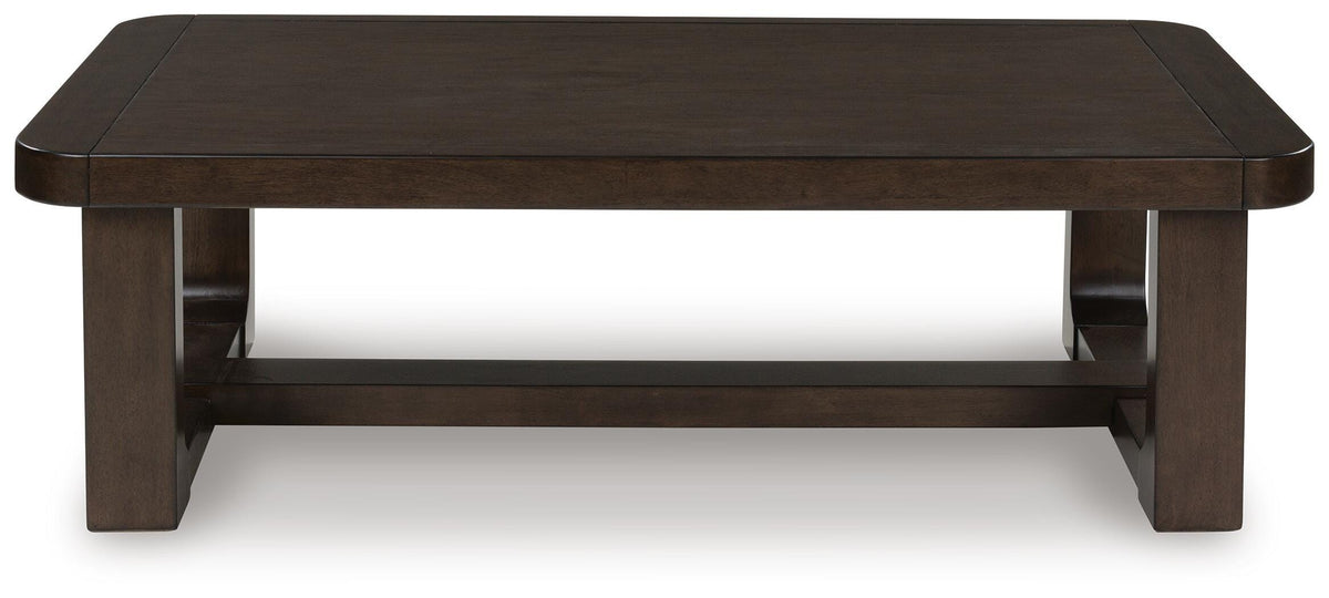 Breckington Coffee Table - Dark Brown  (T856-SI) - Image 3