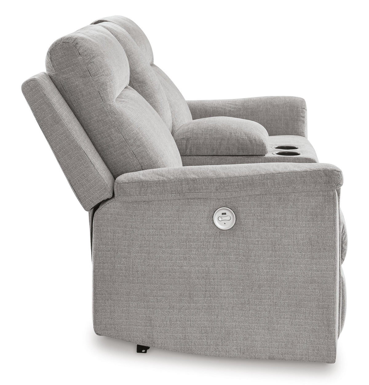 Barnsana Power Reclining Loveseat with Console (33201-SI) - Image 12