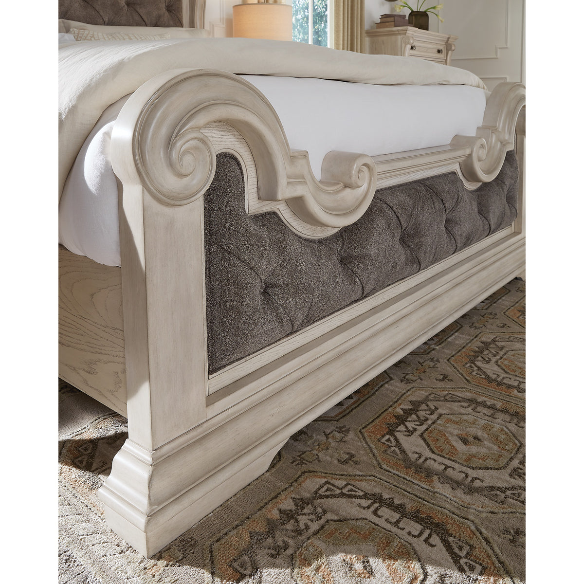 Bruchandi California King Upholstered Panel Bed (PCB948-SI) - Image 7