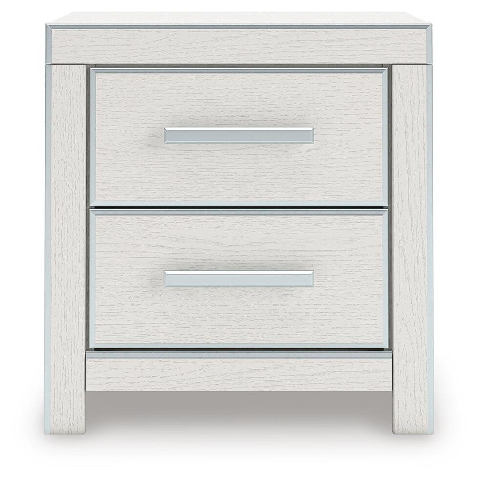 Zuraleus King Upholstered Panel Bed, Dresser, Mirror and Nightstand (PCB3381-SI) - Image 16