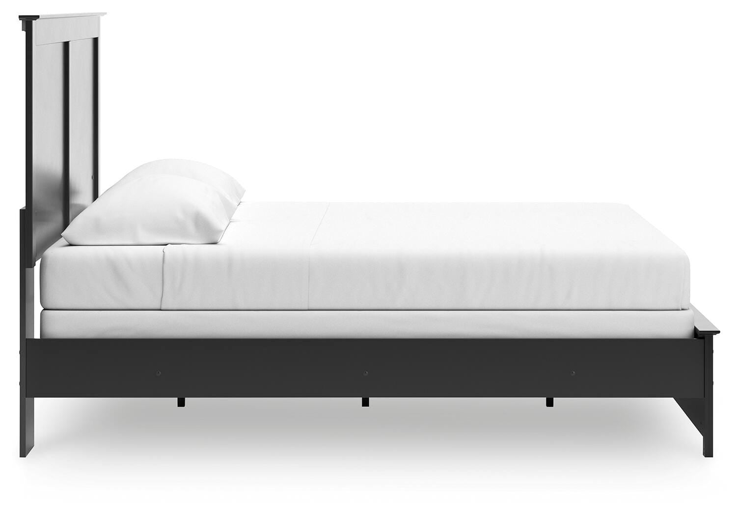 Maribel Panel Bed - Black  (B138-SI) - Image 7
