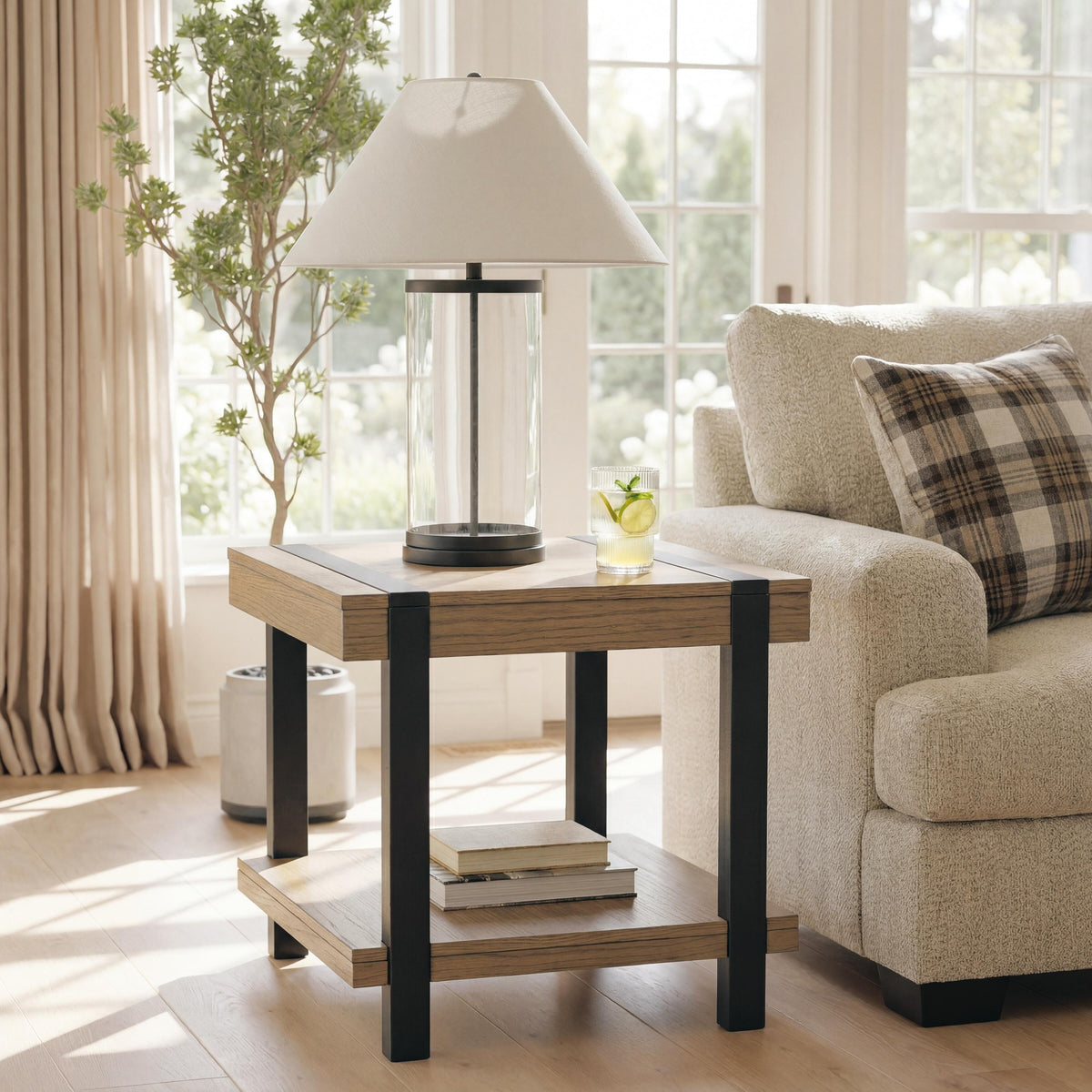 Jorannti End Table - Medium Brown  (T631-SI) - Image 5