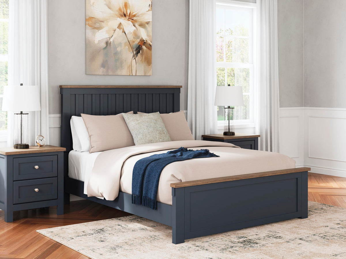 Landocken Panel Bed - Brown/Blue  (B414-SI) - Image 8