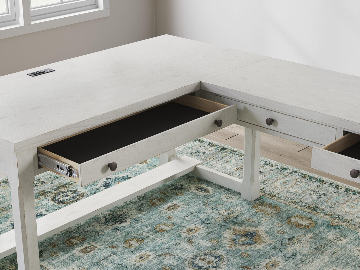 Robbinsdale L-Shaped Home Office Desk (H742-SI) - Image 10