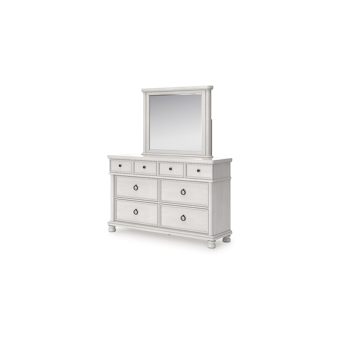 Rowlenstown Queen Poster Bed, Dresser and Mirror (PCB823-SI) - Image 8