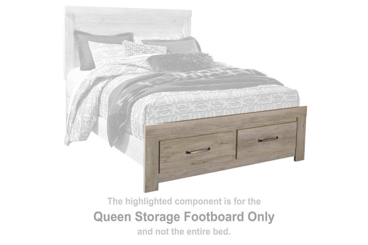 Bellaby Storage Footboard - Whitewash  (B331-SI) - Image 2