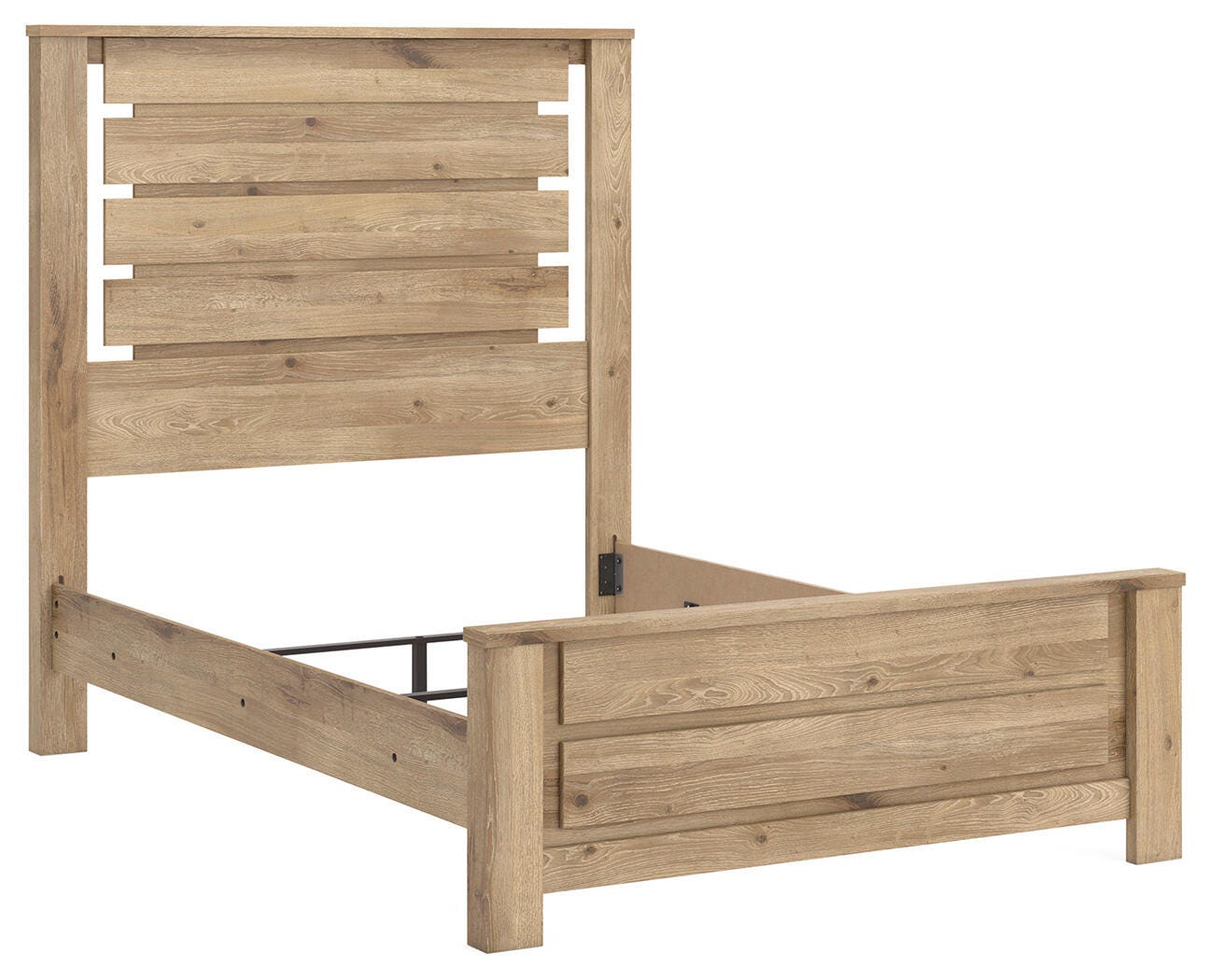 Brozmont Panel Bed (Youth) - Tan  (B1045-SI) - Image 2
