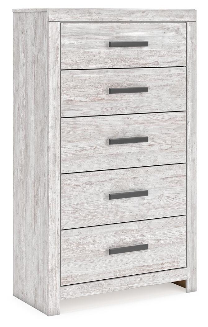 Cayboni Panel Bed, Chest and Nightstand (B3788-SI) - Image 3