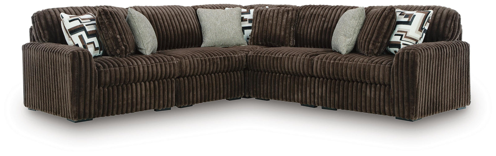 Midnight-Madness 5-Piece Sectional (98104-SI)