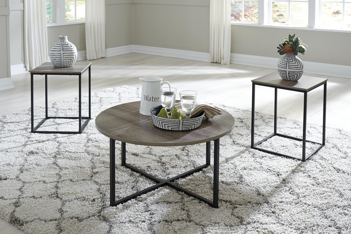 Wadeworth Table (Set of 3) - Two-tone  (T103-SI) - Image 2