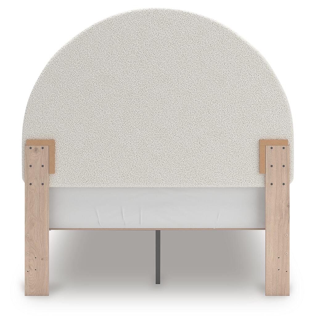 Arloster Full Upholstered Panel Bed, Dresser and Mirror (PCB1566-SI) - Image 13