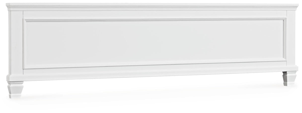 Fortman Panel Footboard - White  (B680-SI)