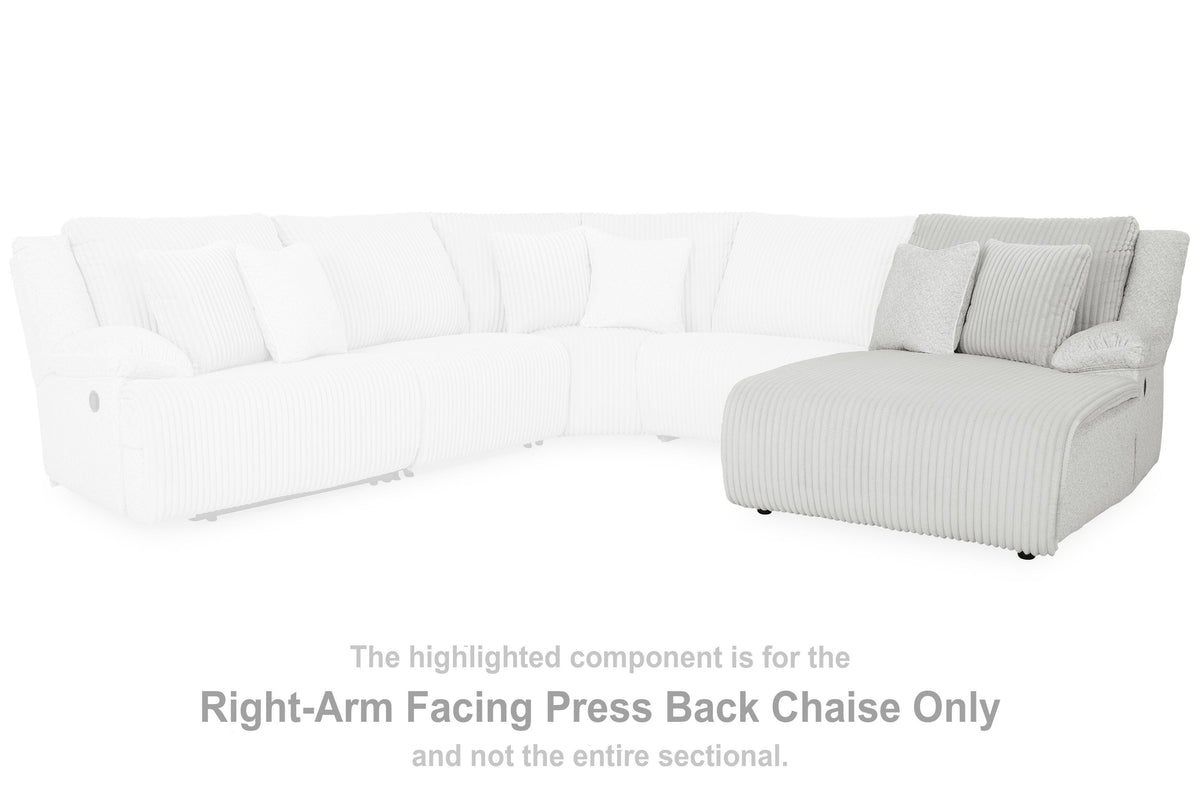 Top Tier Right-Arm Facing Press Back Chaise (92706-SI) - Image 54