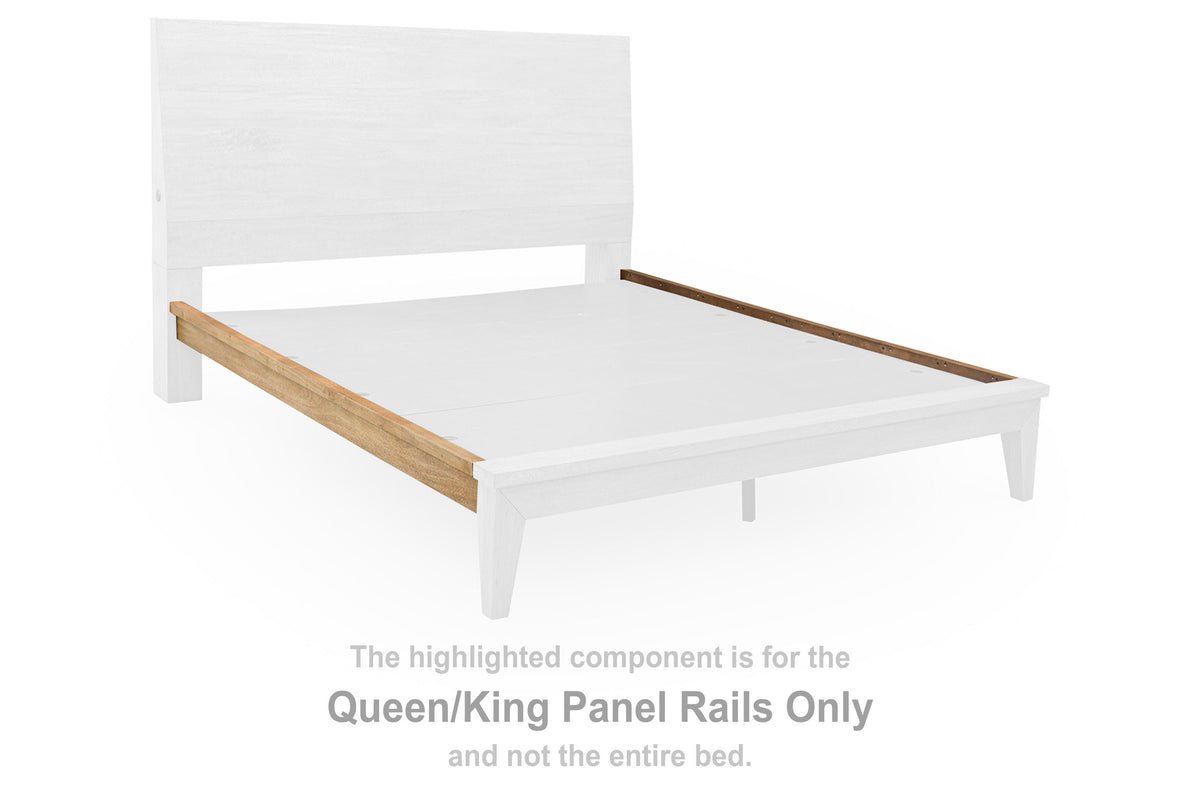 Sherbana Panel Rails - Light Brown  (B833-SI)