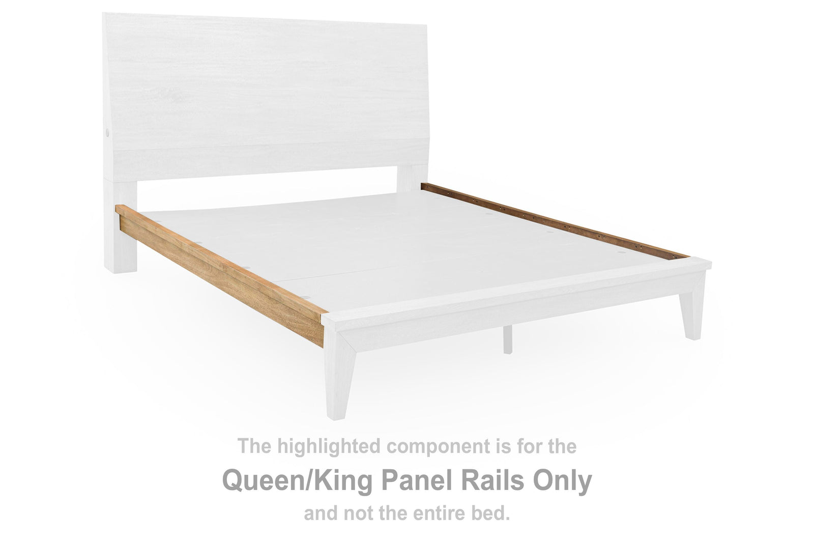 Sherbana Panel Rails - Light Brown  (B833-SI)