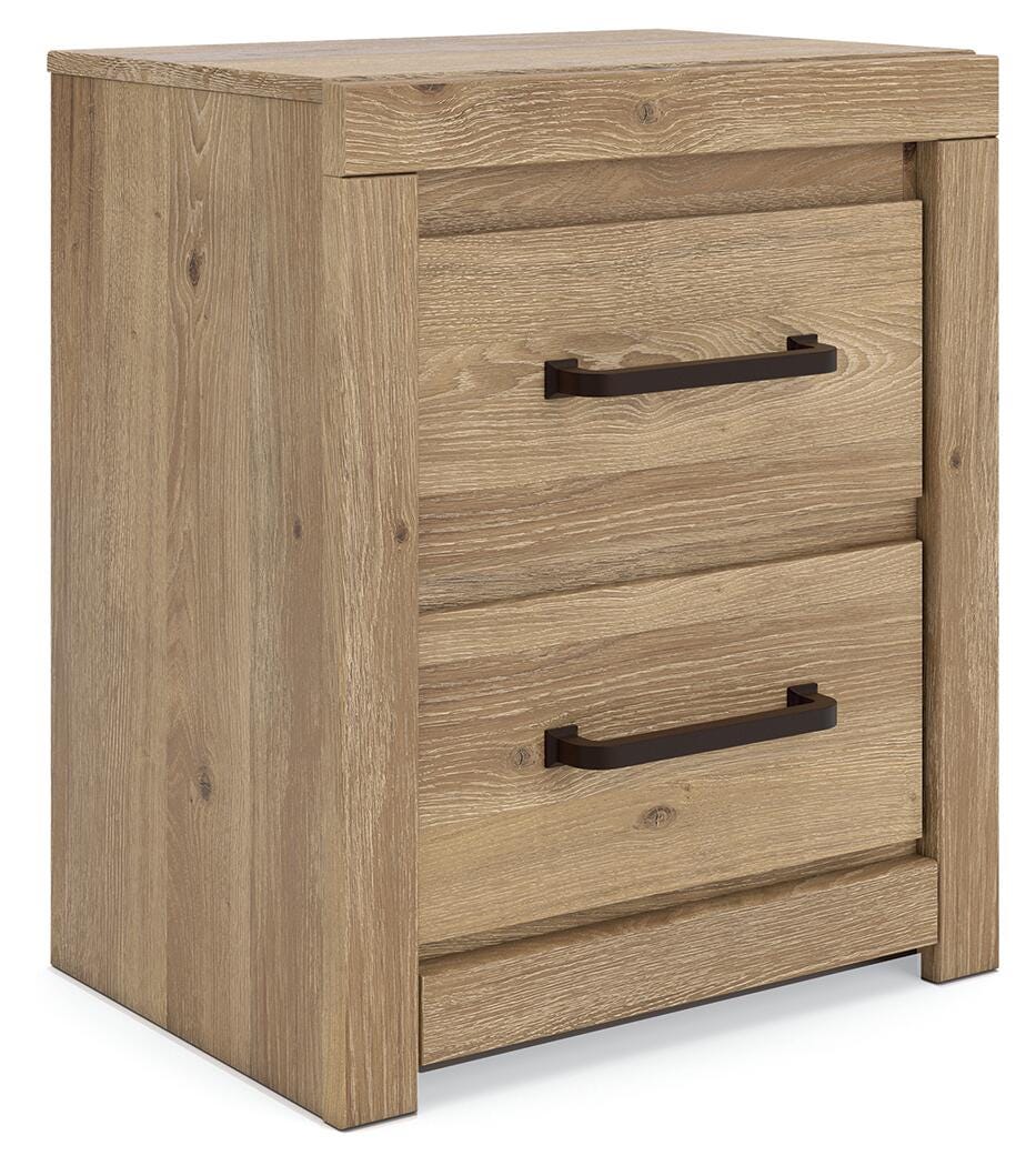 Brozmont Nightstand - Tan  (B1045-SI)