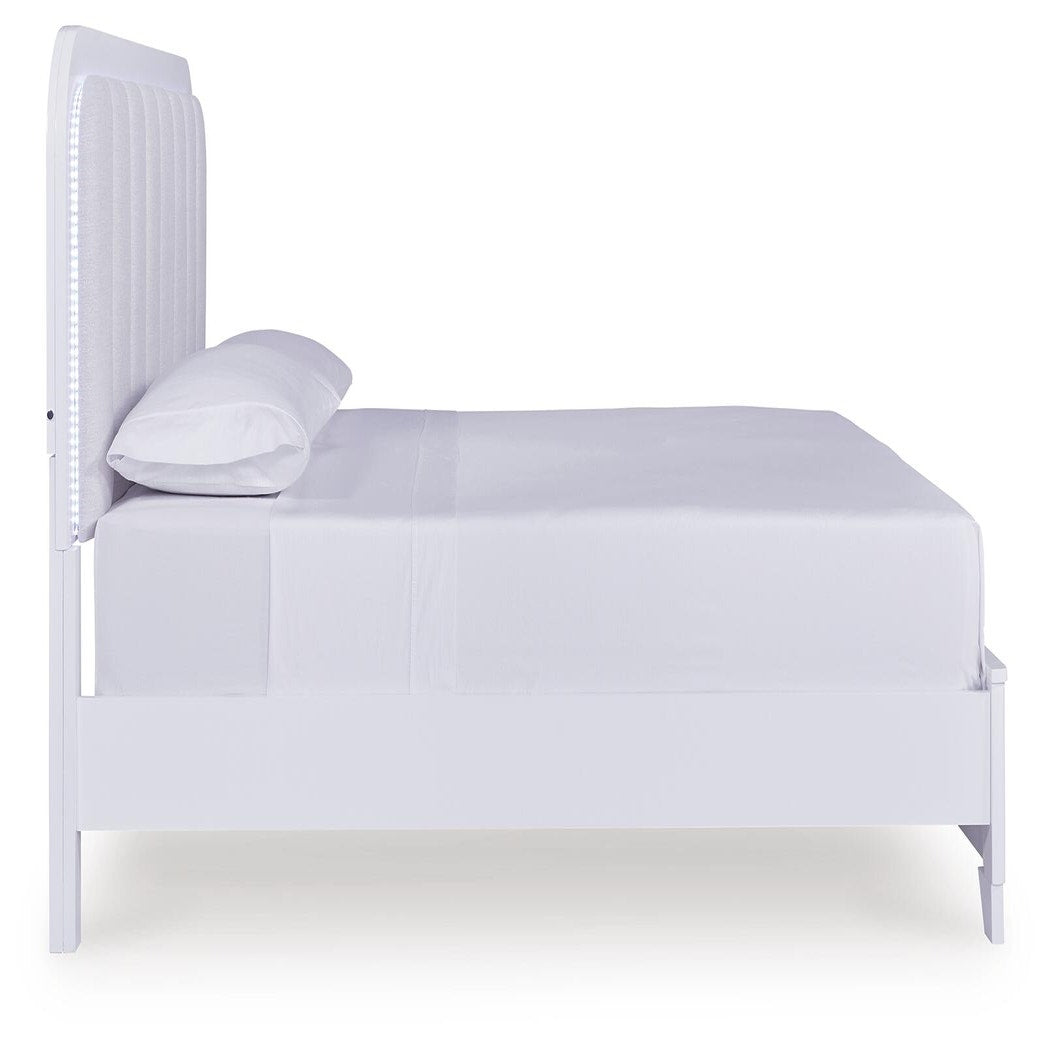 Jarlee King Upholstered Panel Bed (PCB392-SI) - Image 5