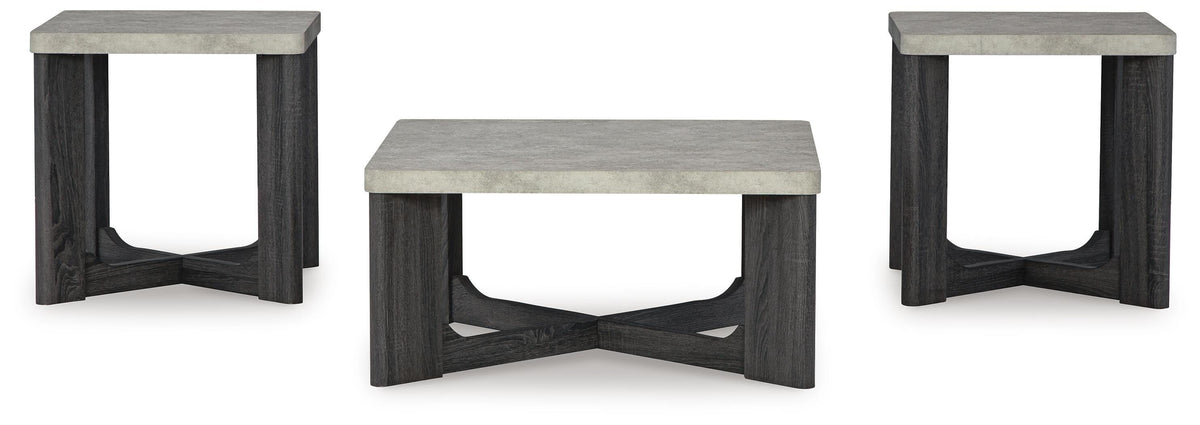 Sharstorm Table (Set of 3) - Two-tone Gray  (T251-SI) - Image 2