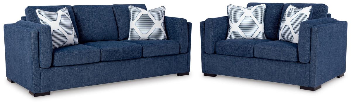 Evansley Sofa and Loveseat (54502-SI)