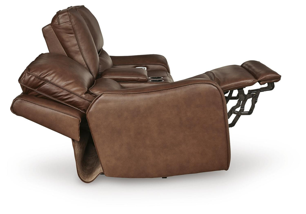 DeepWakes Power Reclining Loveseat with Console (PCU62607-SI) - Image 4