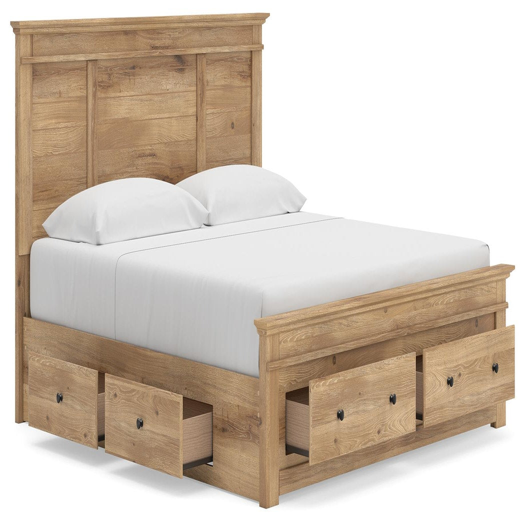Makidern King Panel Storage Bed (PCB1170-SI) - Image 4