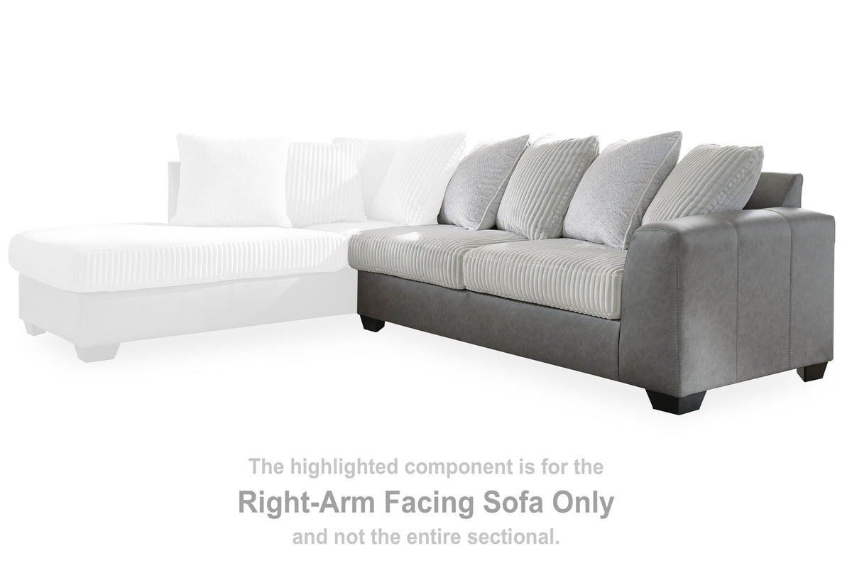 Clairette Court Right-Arm Facing Corner Chaise (31503-SI) - Image 19