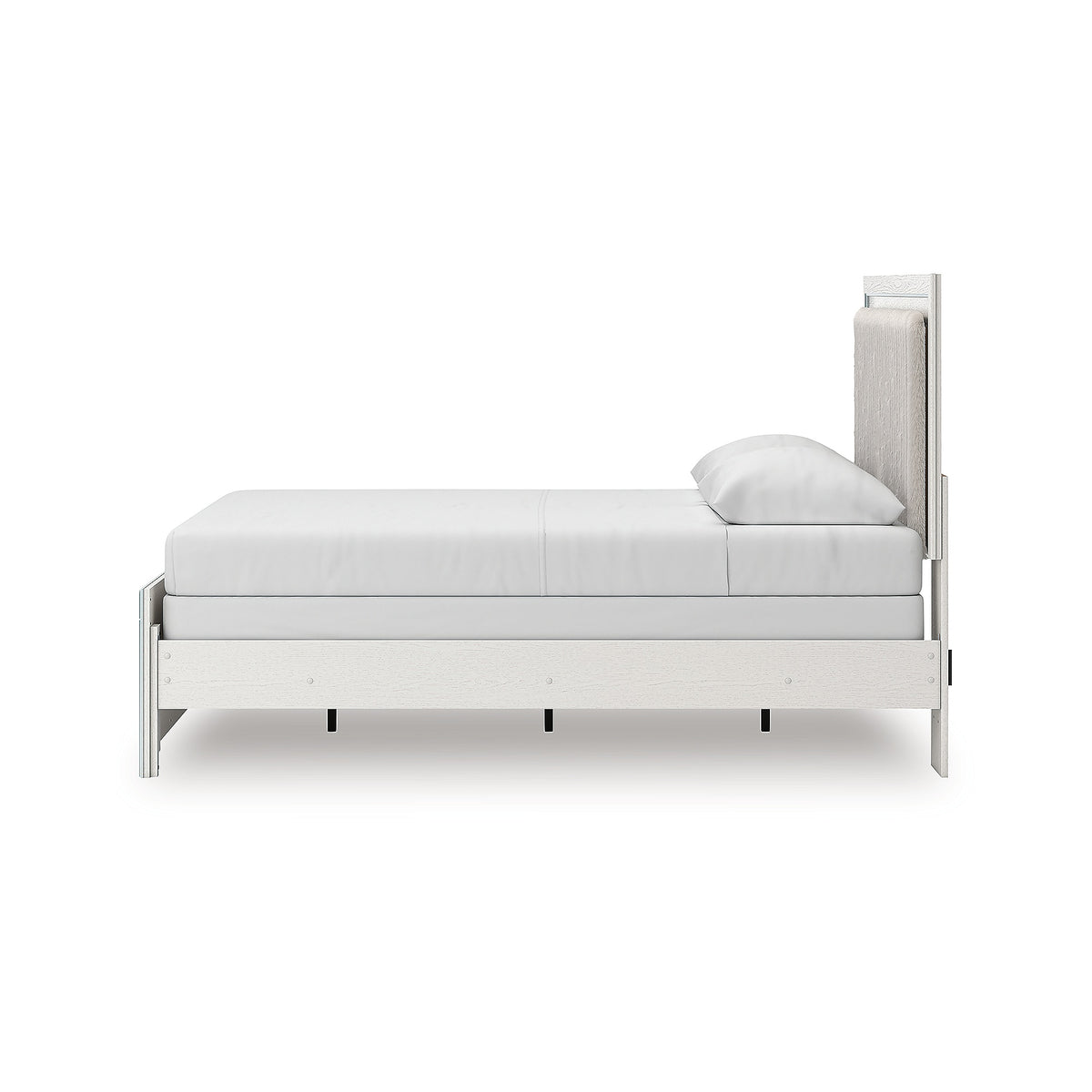Zuraleus Queen Upholstered Panel Bed, Dresser and Mirror (PCB3381-SI) - Image 13