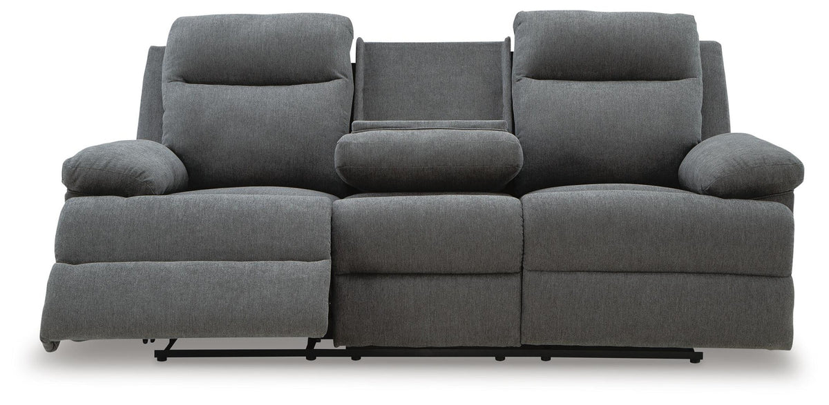 Side-Swipe Reclining Sofa with Drop Down Table (PC91406-SI) - Image 5