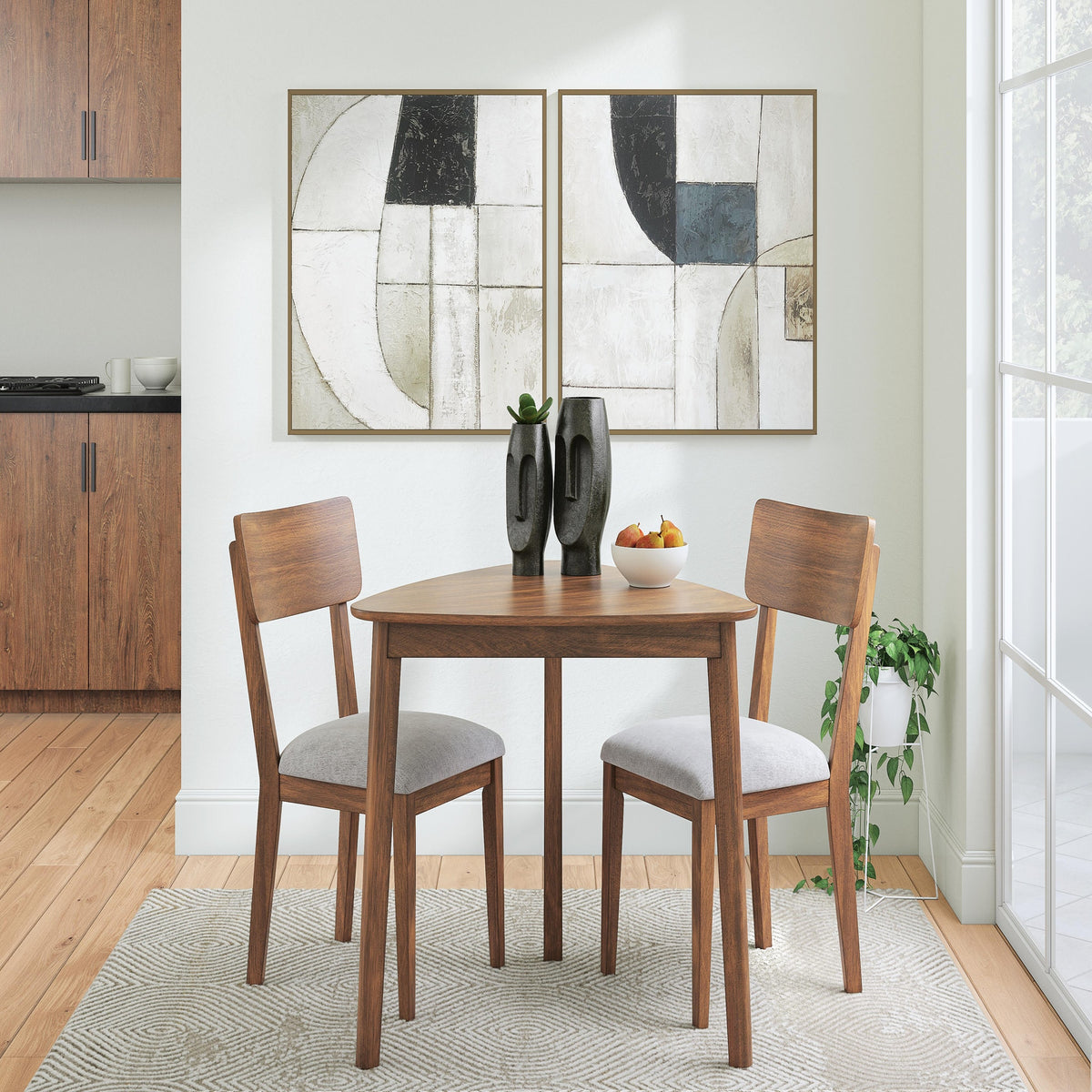 Tameride Dining Table and 2 Chairs (PCD609-SI) - Image 9