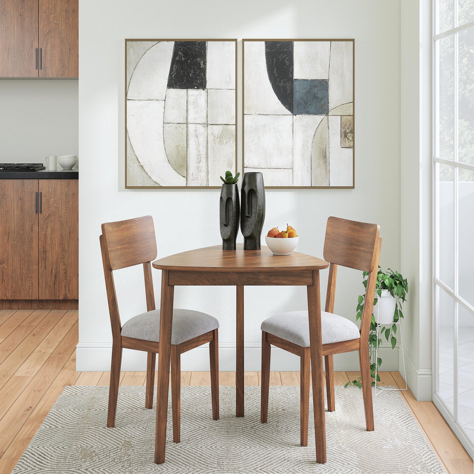 Tameride Dining Table and 2 Chairs (PCD609-SI) - Image 9