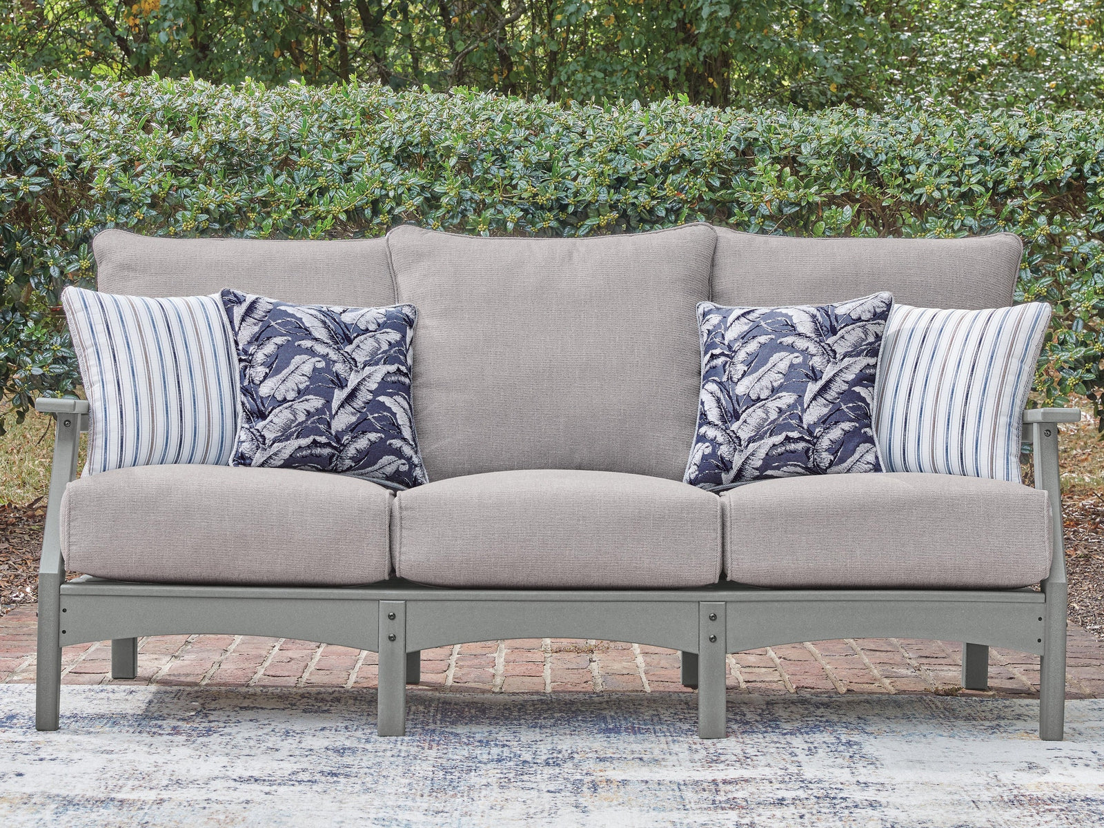 Cove Beach Outdoor Sofa with Cushion (PCP803-SI) - Image 17