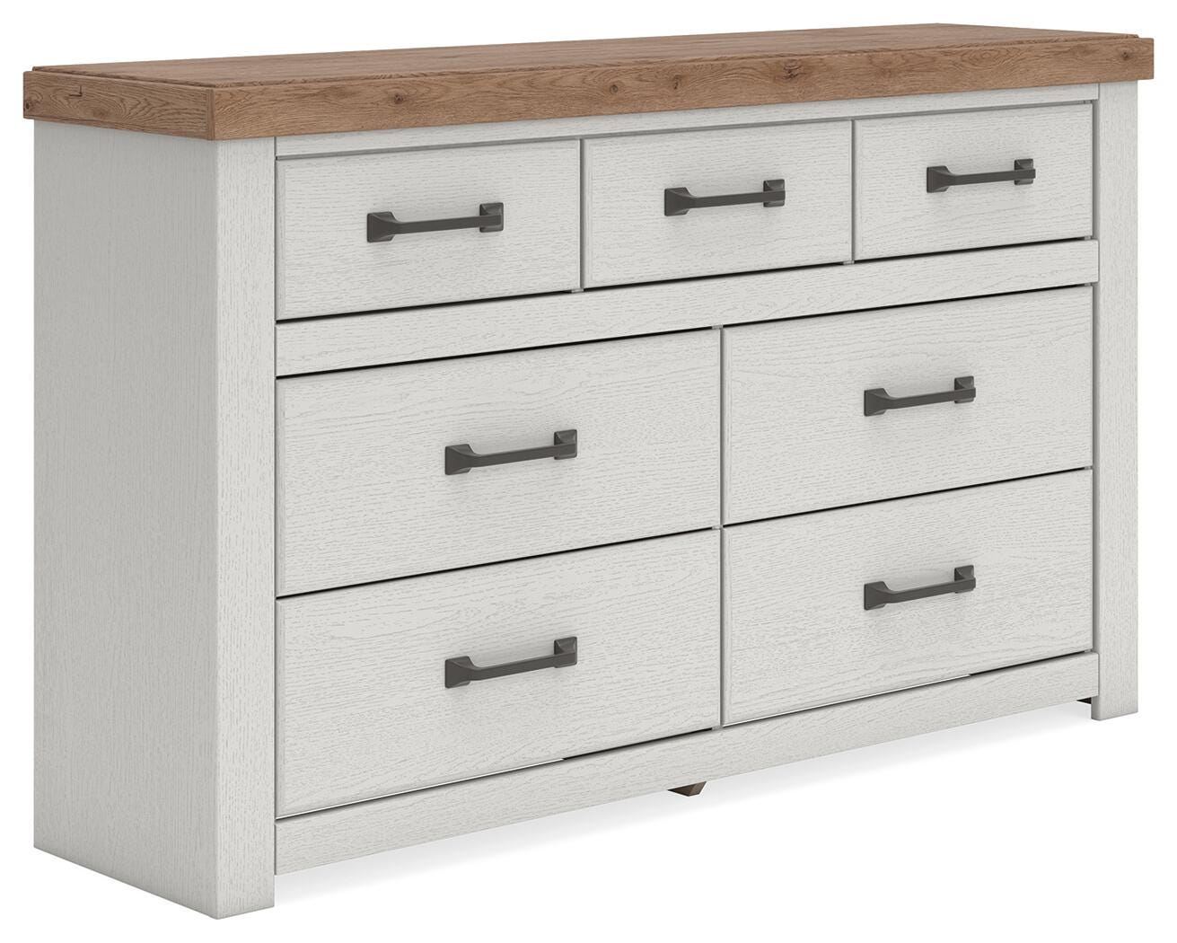 Savonport Dresser - White/Brown  (B4615-SI)
