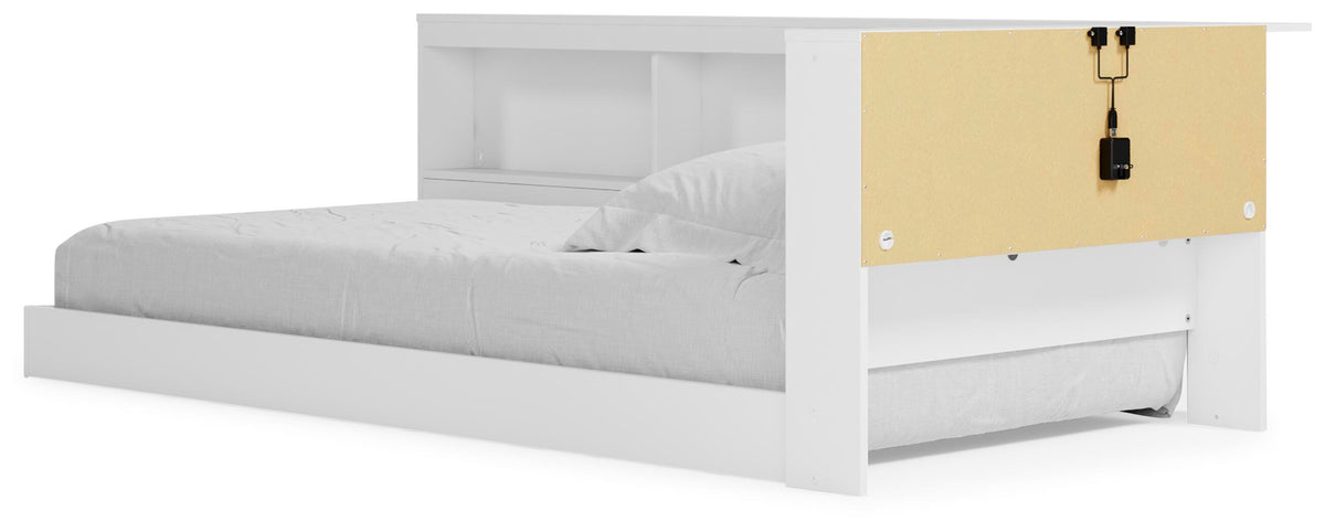 Piperton Bookcase Storage Bed (Youth) - White  (EB1221-SI) - Image 5