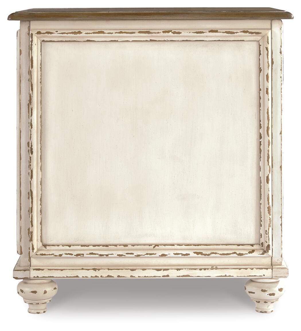 Realyn Chairside End Table - White/Brown  (T743-SI) - Image 3